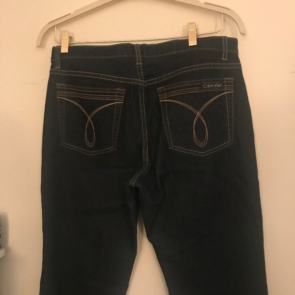 BOGO Calvin Klein dark denim blue flare jeans - Picture 7 of 8